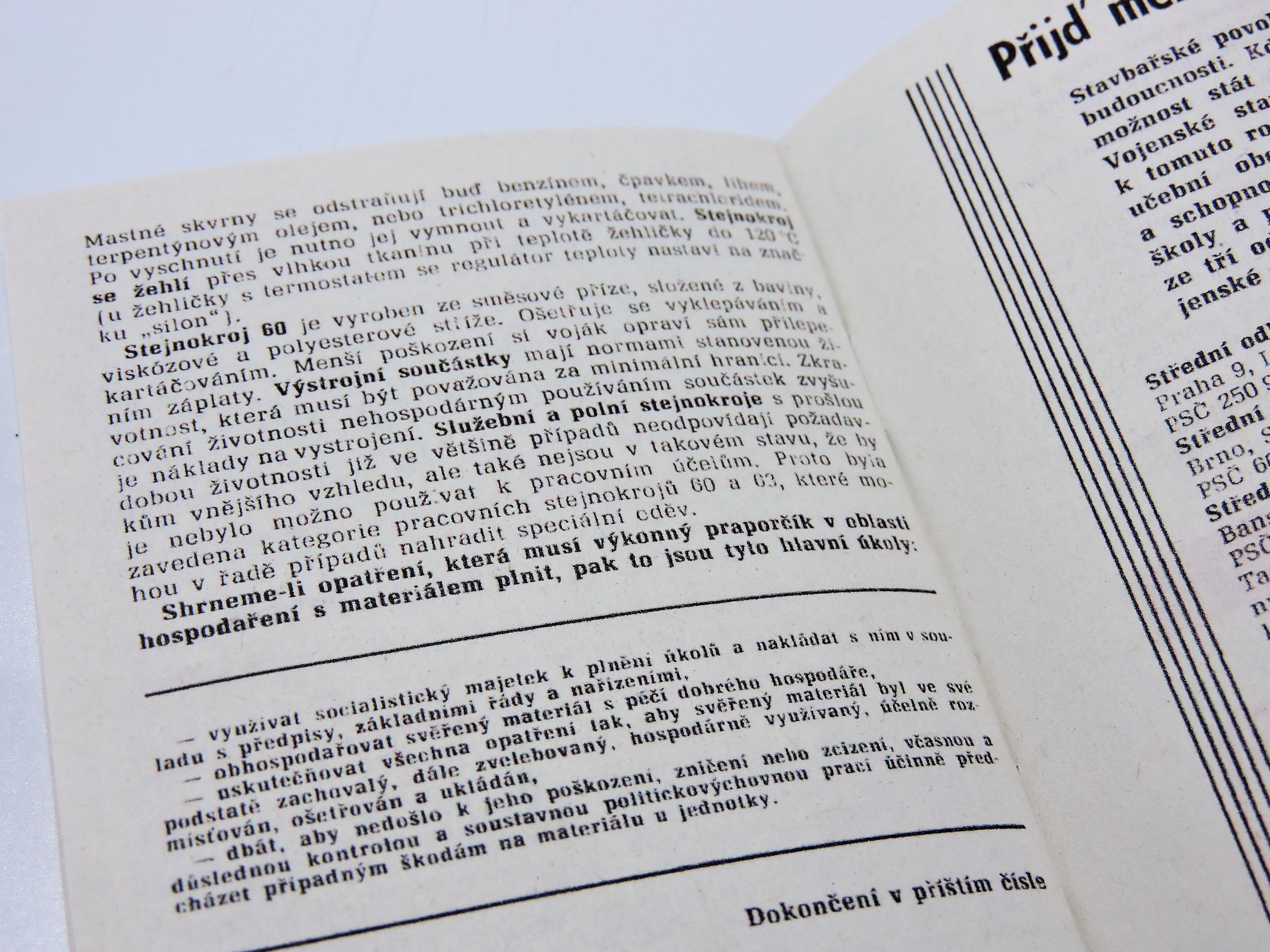 Příručka pro Výkonné praporčíky ČSLA - Hospodaření s materiálem  - Reprint (Replika)