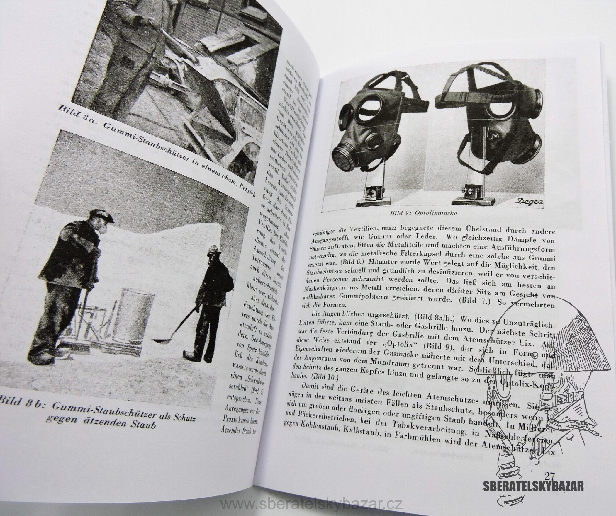 Auer katalog - Plynové masky  - Reprint (Replika)