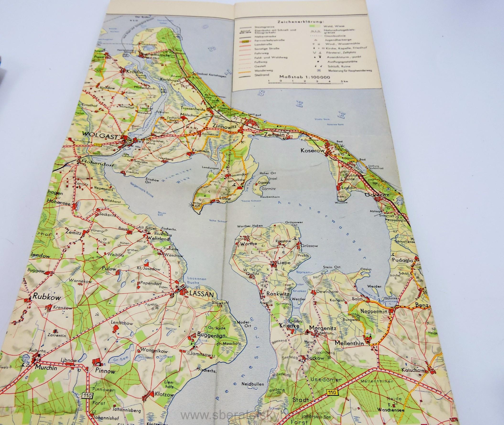 Mapa Uredom cca.: 1970