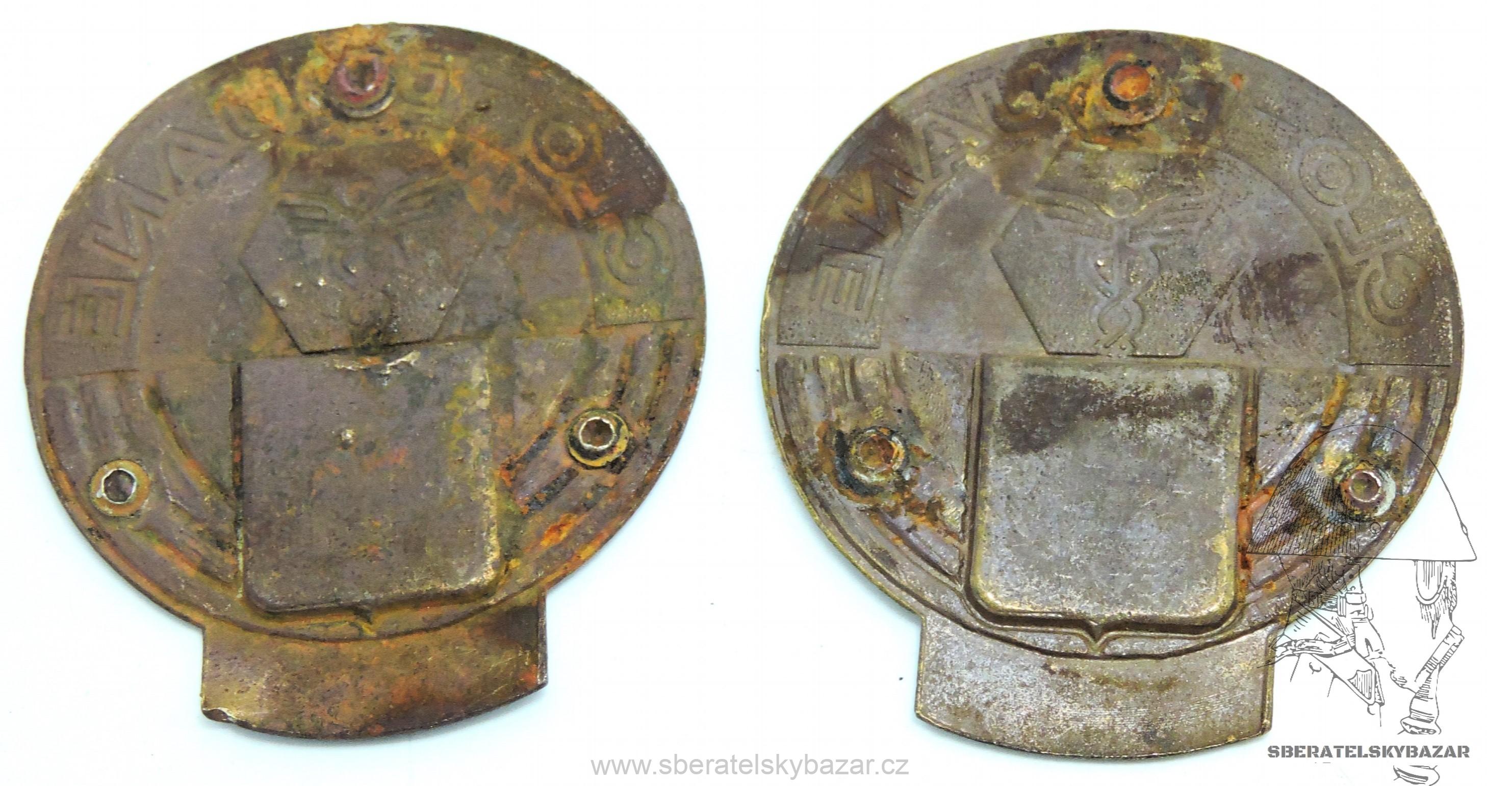 Služební placka Celník ČSFR - výlisek - r. 55x60mm 2ks