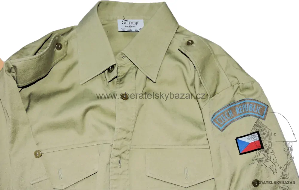 Košile AČR - s dlouhými rukávy - khaki