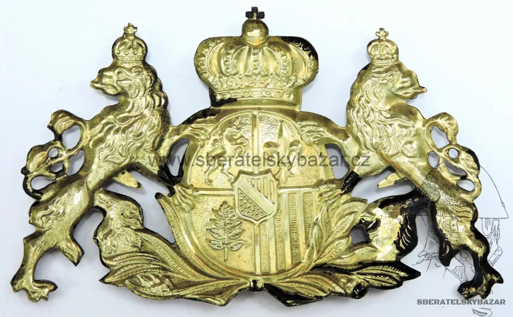 	 Odznak na německou pickelhaube Replika 