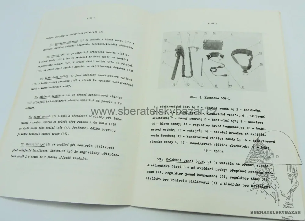 Originál Minové hledačky ČSLA - Žen-29-1 