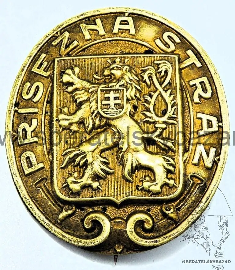 Placka přísežná stráž - Zlatá 