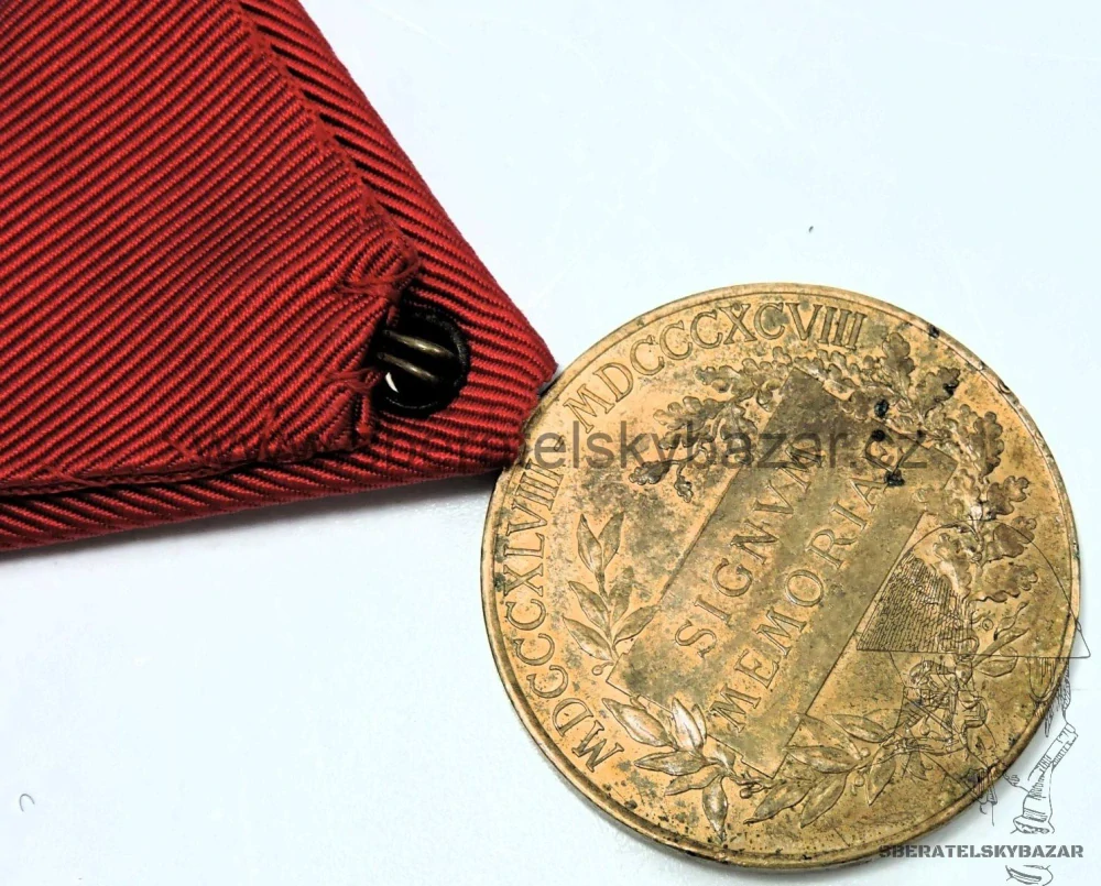 Jubilejní medaile 1898 k příležitosti 50 let panování Františka Josefa 