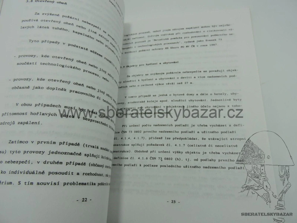 Předpis posuzovaní objektů a činností se zvýšeným požárním nebezpečím 