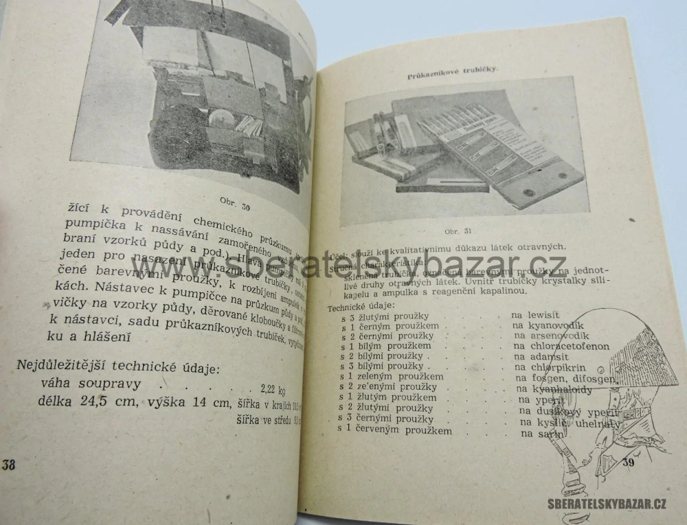Originál obrazkový sborník vojenské techniky 1958 