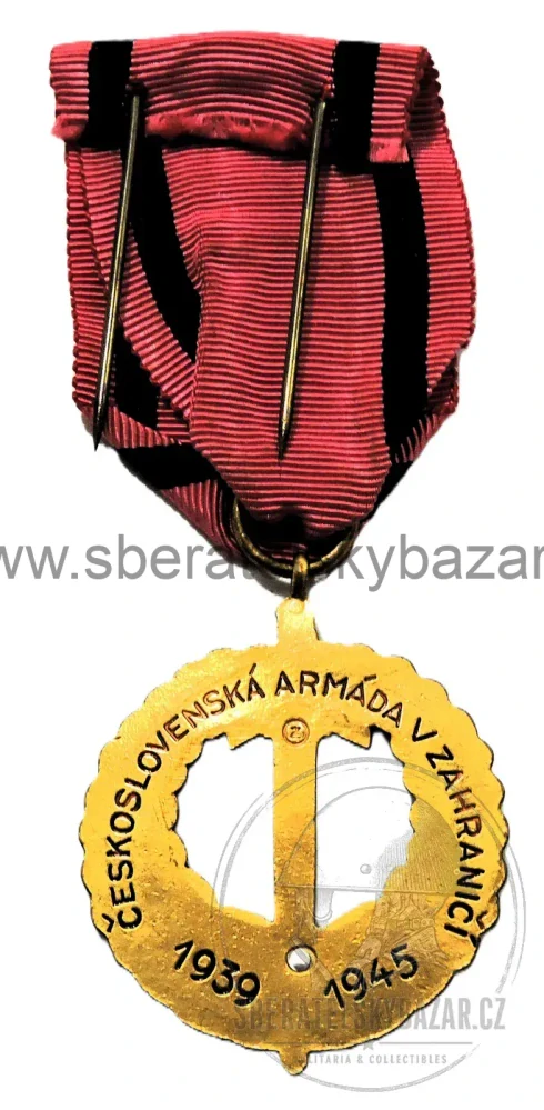Medaile Československé armády v zahraničí 1939–1945 - značená Z