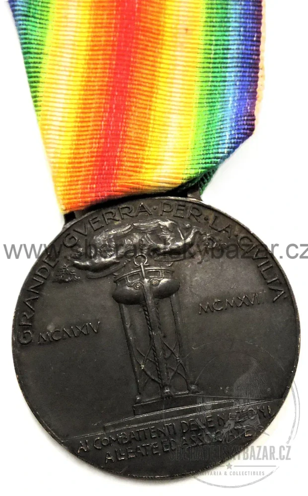 Itálie WWI – Medaglia Interalleata della Vittoria 1914–1918 – Vítězná