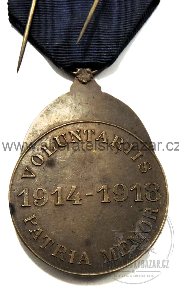 Belgie – Medaile dobrovolného bojovníka 1914–1918 – WWI