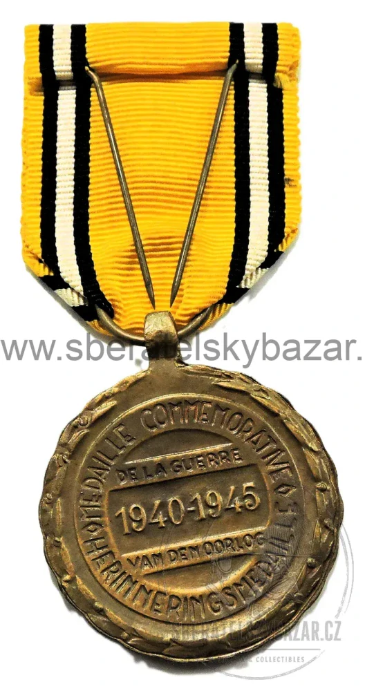 Belgie – Pamětní medaile války 1940–1945 – Médaille Commémorative