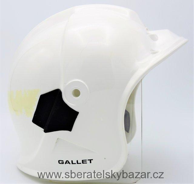 Skořepina přilby Gallet F1 - Bílá