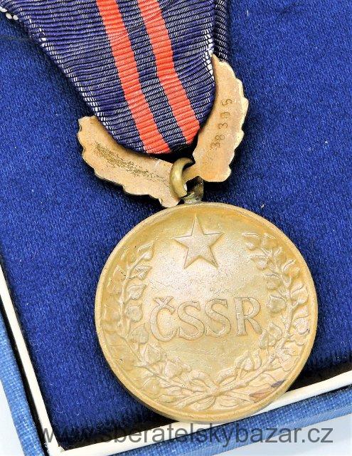 Vyznamenání Za vynikající práci ČSSR číslovano