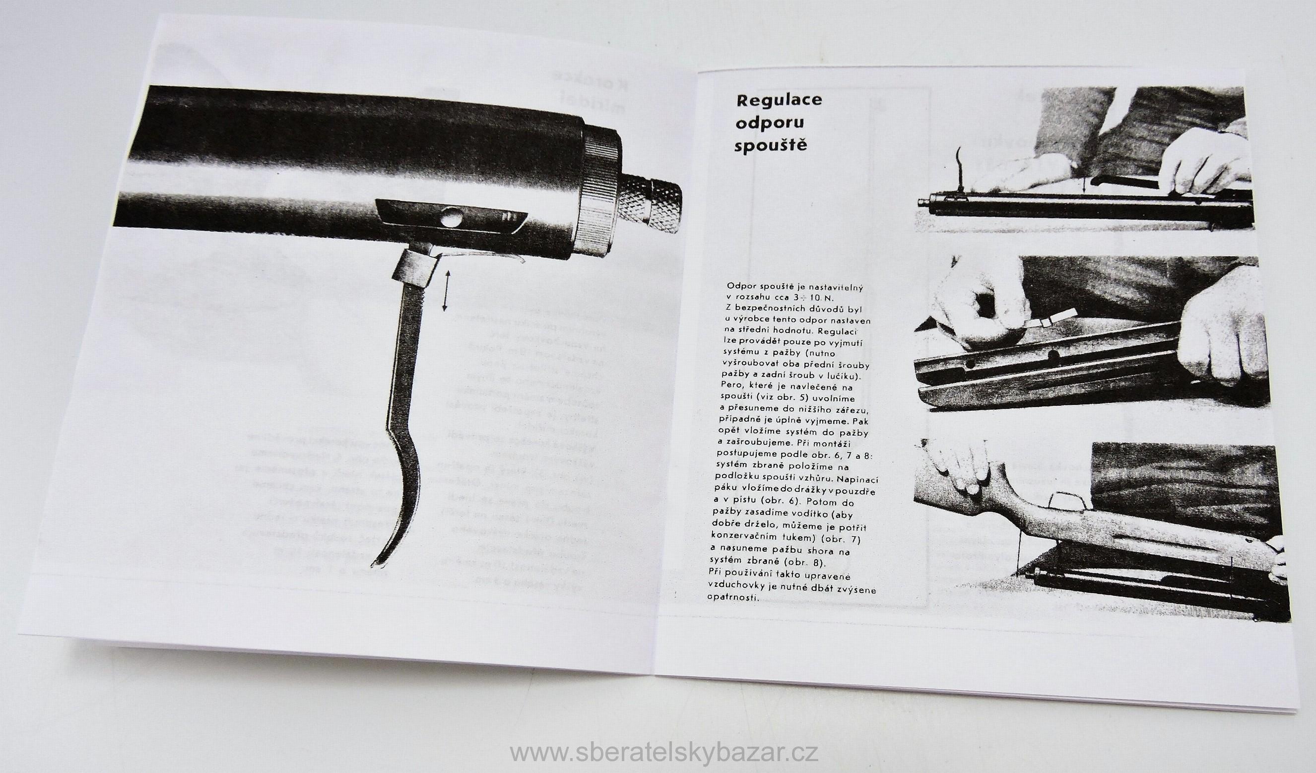 Návod vzduchovka 630 / 631  - Reprint (Replika)