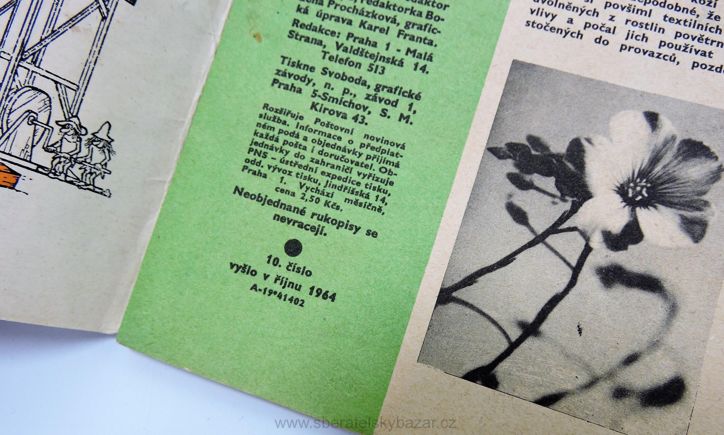 Časopis magazín Aktualit a zájímavostí 1964