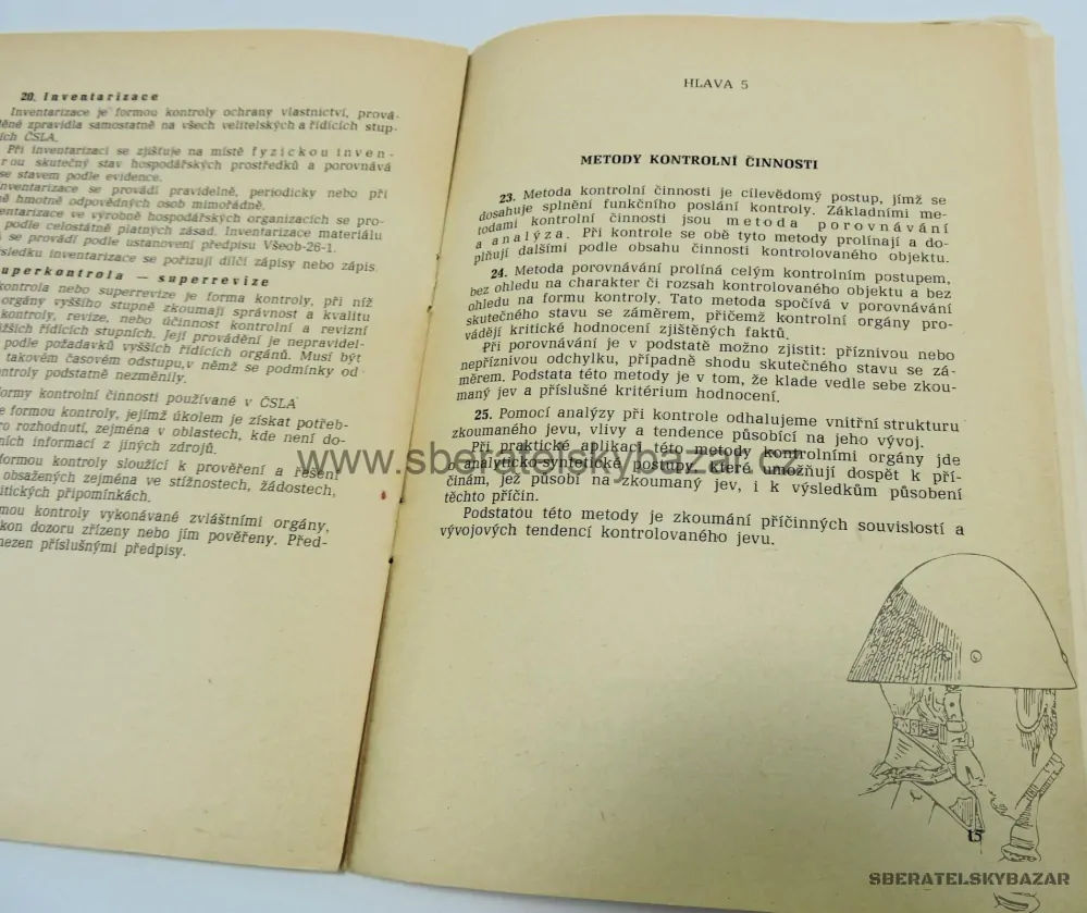 Originál Předpis ČSLA Směrnice pro kontrolní činost v ČSLA - 