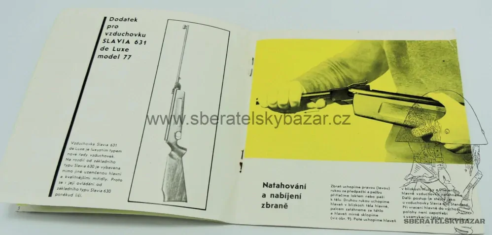 Originál Návod vzduchovka 630 / 631 