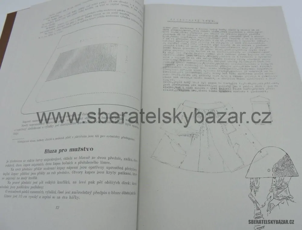 Stejnokrojový předpis 1920 RČS - rozměr A4 -Reprint