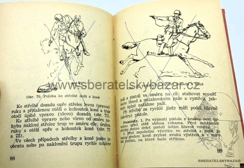 Předpis výcvik ve střelbě pistole vz.52 - Originál