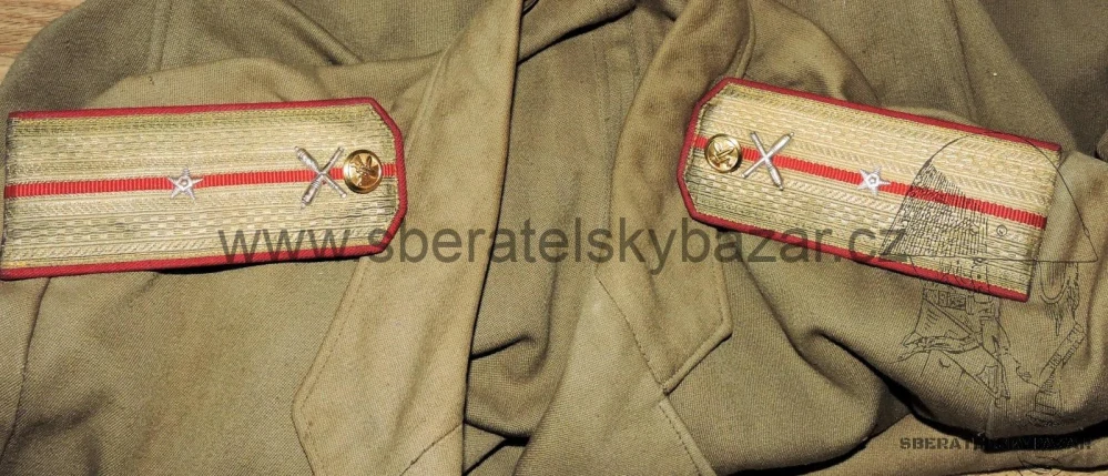 Bavlněné cvičební sako pro důstojníky 50/60 Léta - ČSLA - velká veliko 