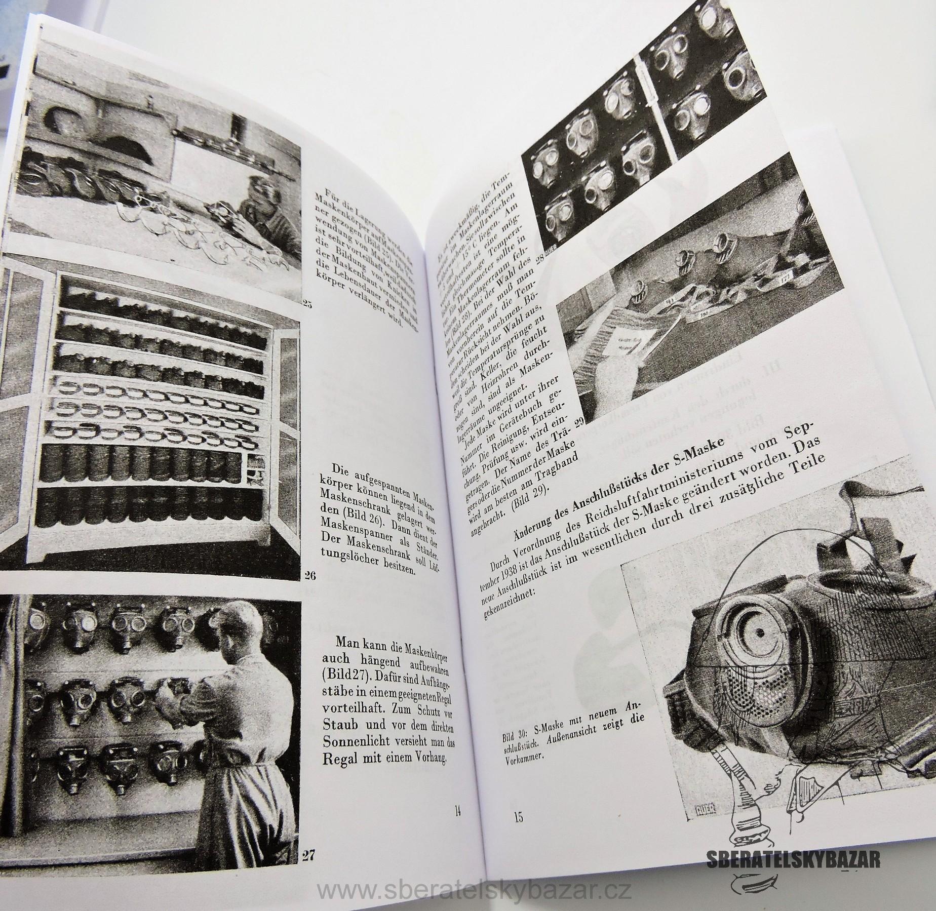 Auer katalog - Plynové masky WH  - Reprint (Replika)