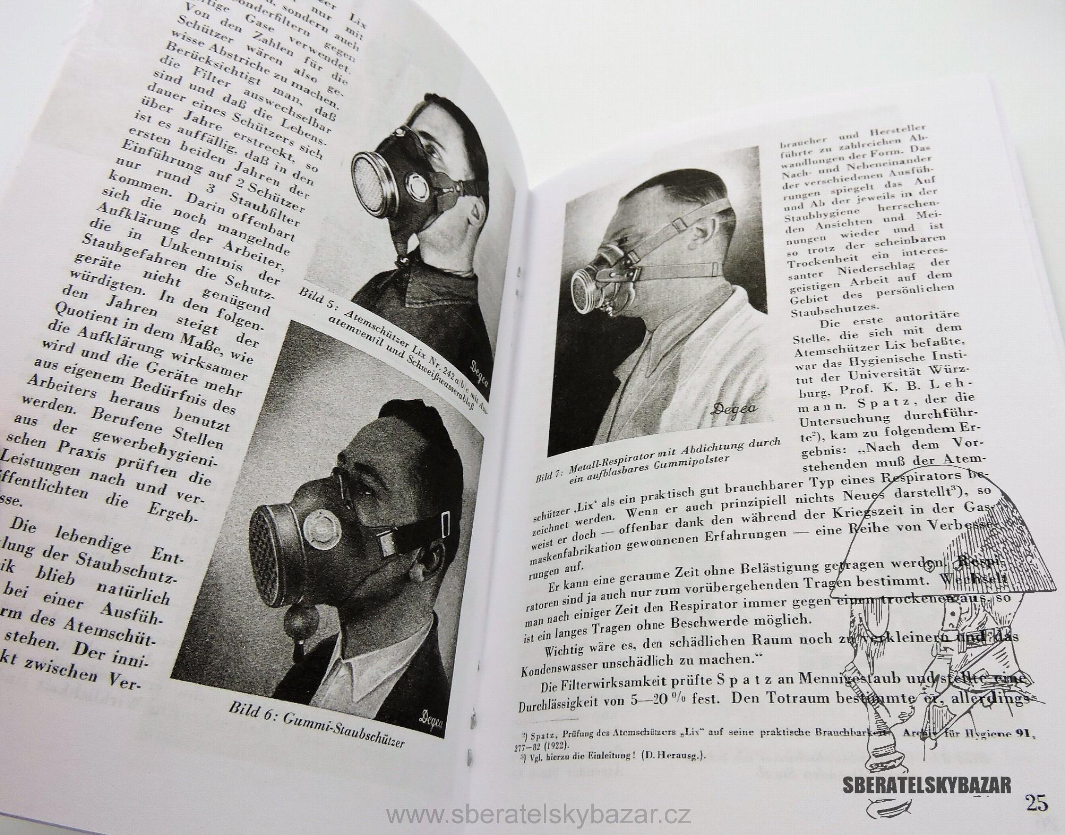 Auer katalog - Plynové masky  - Reprint (Replika)