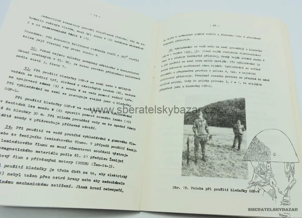 Originál Minové hledačky ČSLA - Žen-29-1 