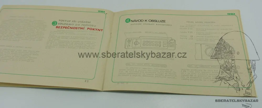 Originál Návod radiostanice PS PZ 31 - SNB 