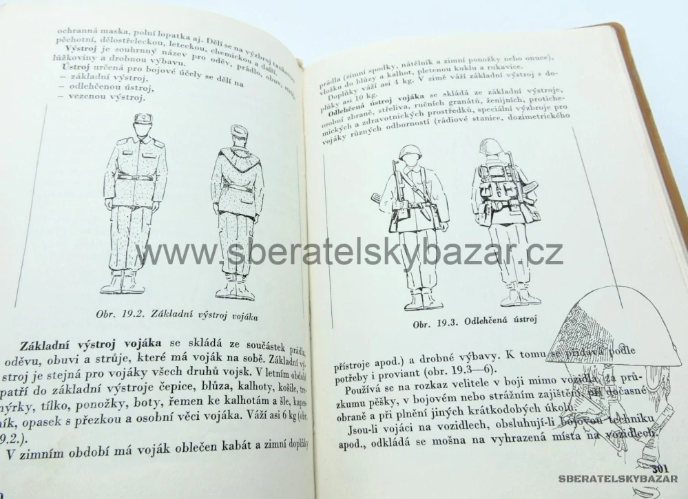 Příručka pro výkonné praporčíky - Staršiny rot - Uniformy, výstroj 