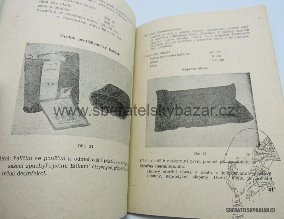 Originál obrazkový sborník vojenské techniky 1958 