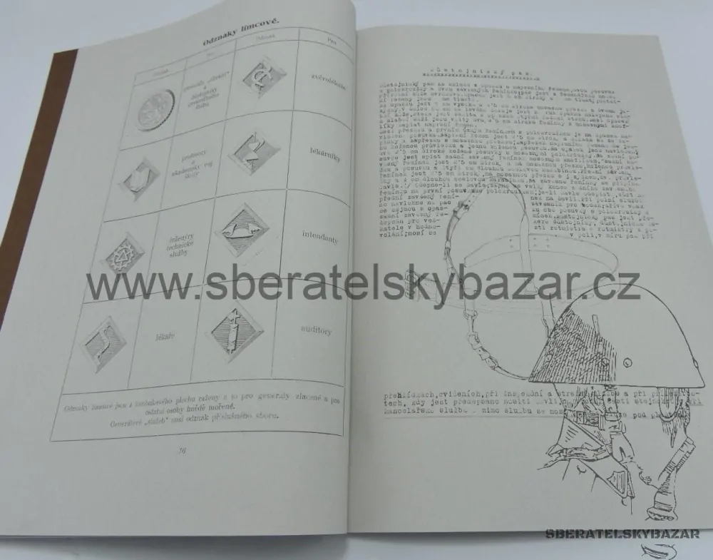 Stejnokrojový předpis 1920 RČS - rozměr A4 -Reprint