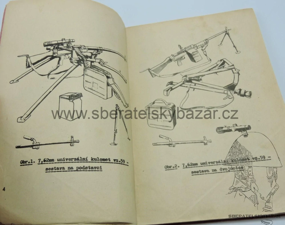 Originá Předpis univerzalní kulomet vz.59 