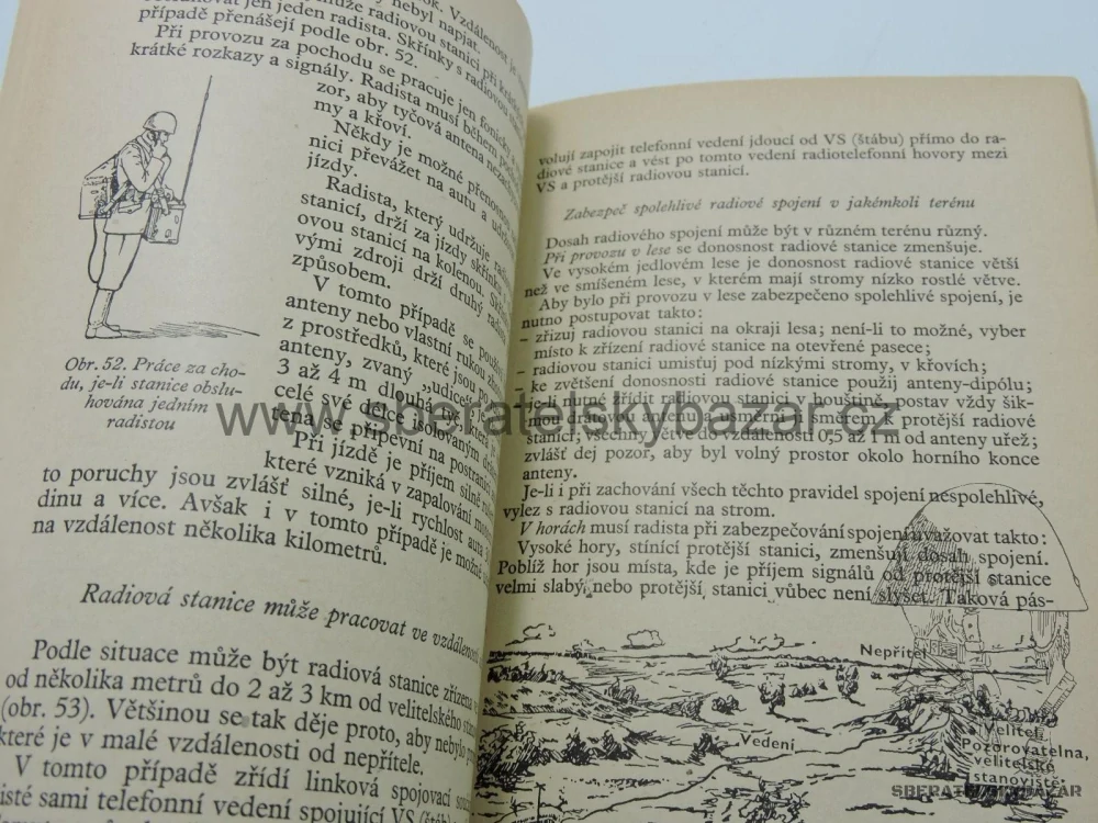 Předpis - Polní služna radisty 1952 