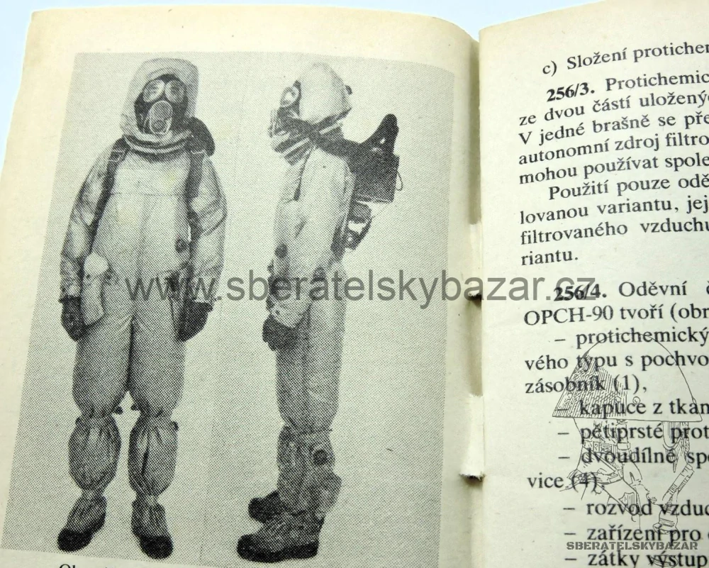 Originál Předpis ČSLA - Používání prostředků individuálních prostředků ochrany 
