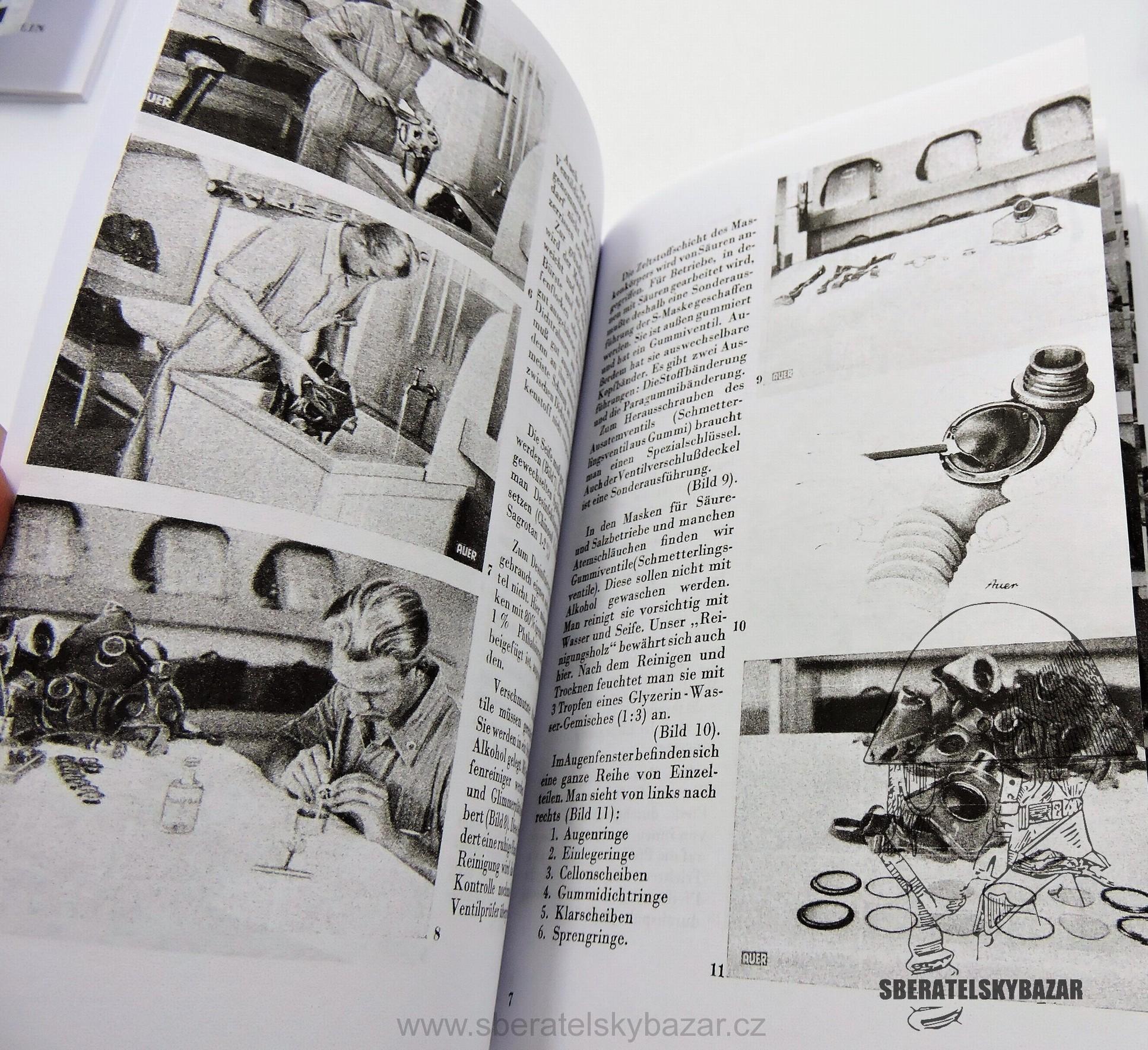 Auer katalog - Plynové masky WH  - Reprint (Replika)