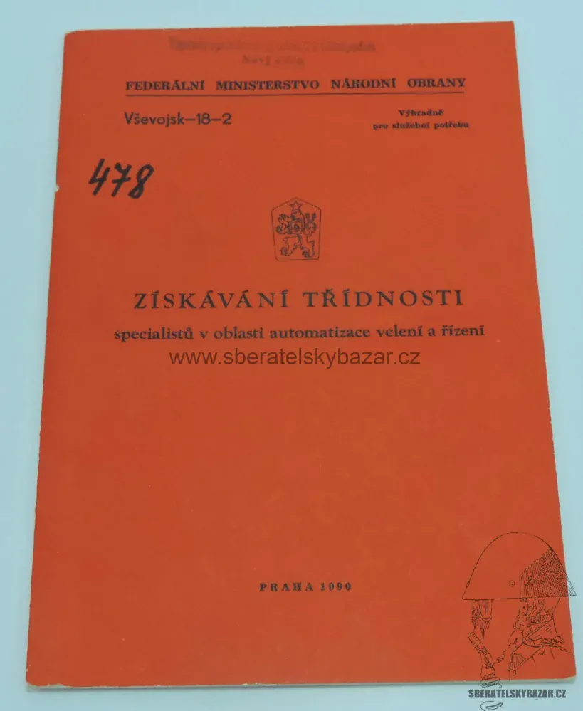 Originál předpis Získávání třídností specialistů ČSFR