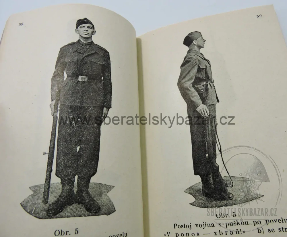 Čs. vojenský předpis – Pořadový výcvik – 1947