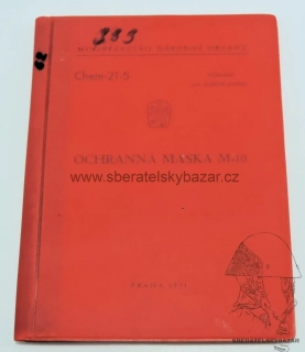 Originál Předpis Ochranná maska M-10 plynová maska Chem-21-5