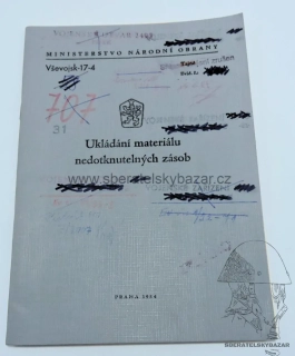 Originál Ukládání materiálu nedotknutelných zásob 