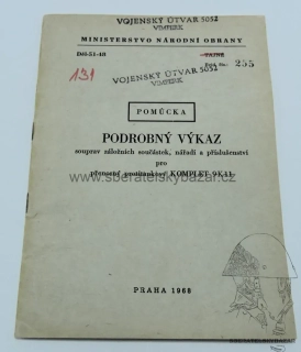 	 Originál Předpis ČSLA - Protitankový komplet 9k11 - Maljutka (7061706909) sko