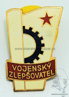 Odznak ČSLA - Vojenský zlepšovatel malá verze - ZUKOV PHA 7