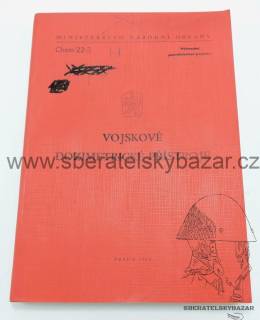 Originál ČSLA předpis Vojskové dozimetrické přístroje