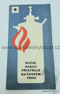 Originál brožura ruční hasící přístroje 