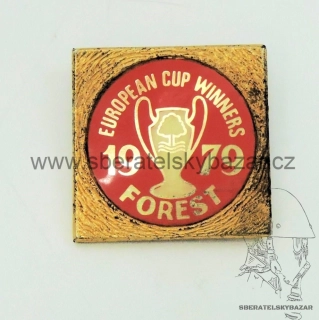 Odznak European cup winners forest 1979 - značený