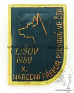 Velký odznak přebor Psovodů VB ČSR 1989 - Lišov 