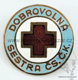 Odznak dobrovolná sestra ČS. ČK. 