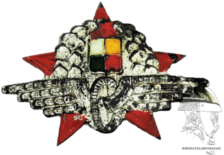 Čepicový odznak dráhy Plzeň - 50.léta 