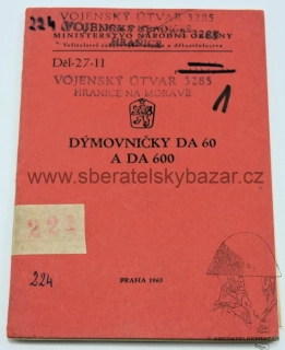 Předpis ČSLA - Dýmovnička DA 60 a DA600 - originál 