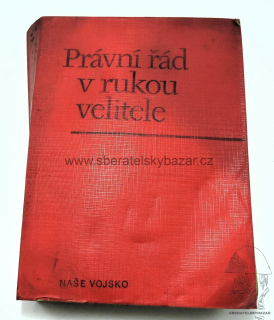  Předpis ČSLA Prvání řád v rukou velitele 