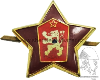  Čepicový odznak - LM - Lidové milice 